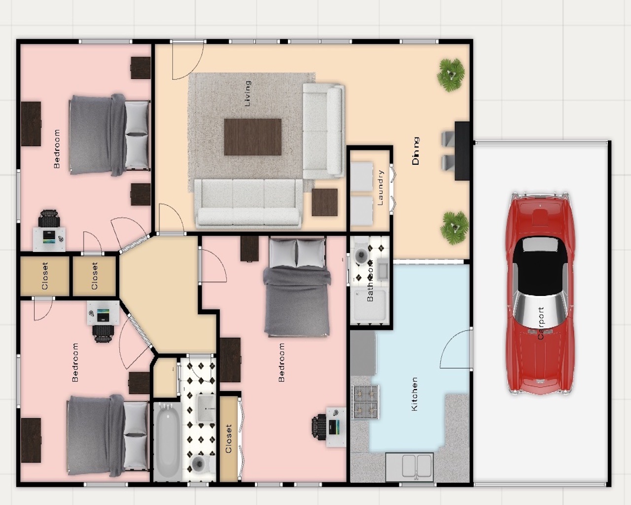 Co-Living Floor Plan